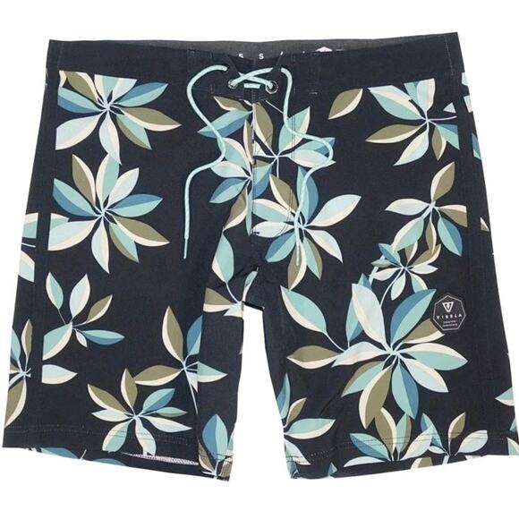 Vissla Montra Tropical Print Swim Trunks Men’s Size 30 Surf Boardshorts EUC - Picture 1 of 8